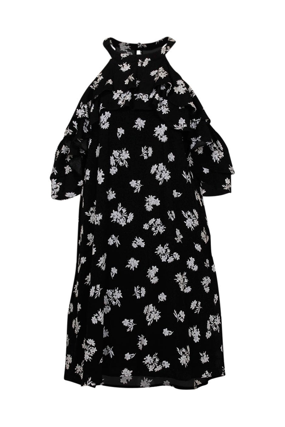 [TEST] Gianna High Neck Ruffle Dress