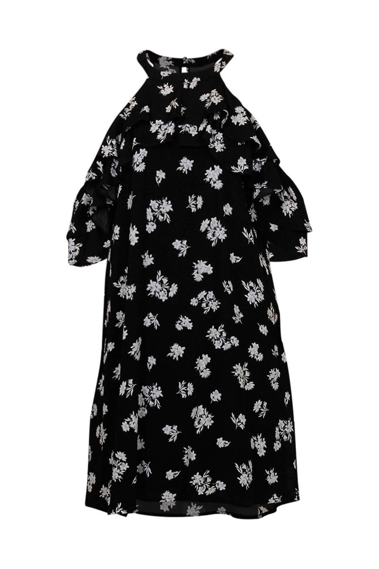 [TEST] Gianna High Neck Ruffle Dress