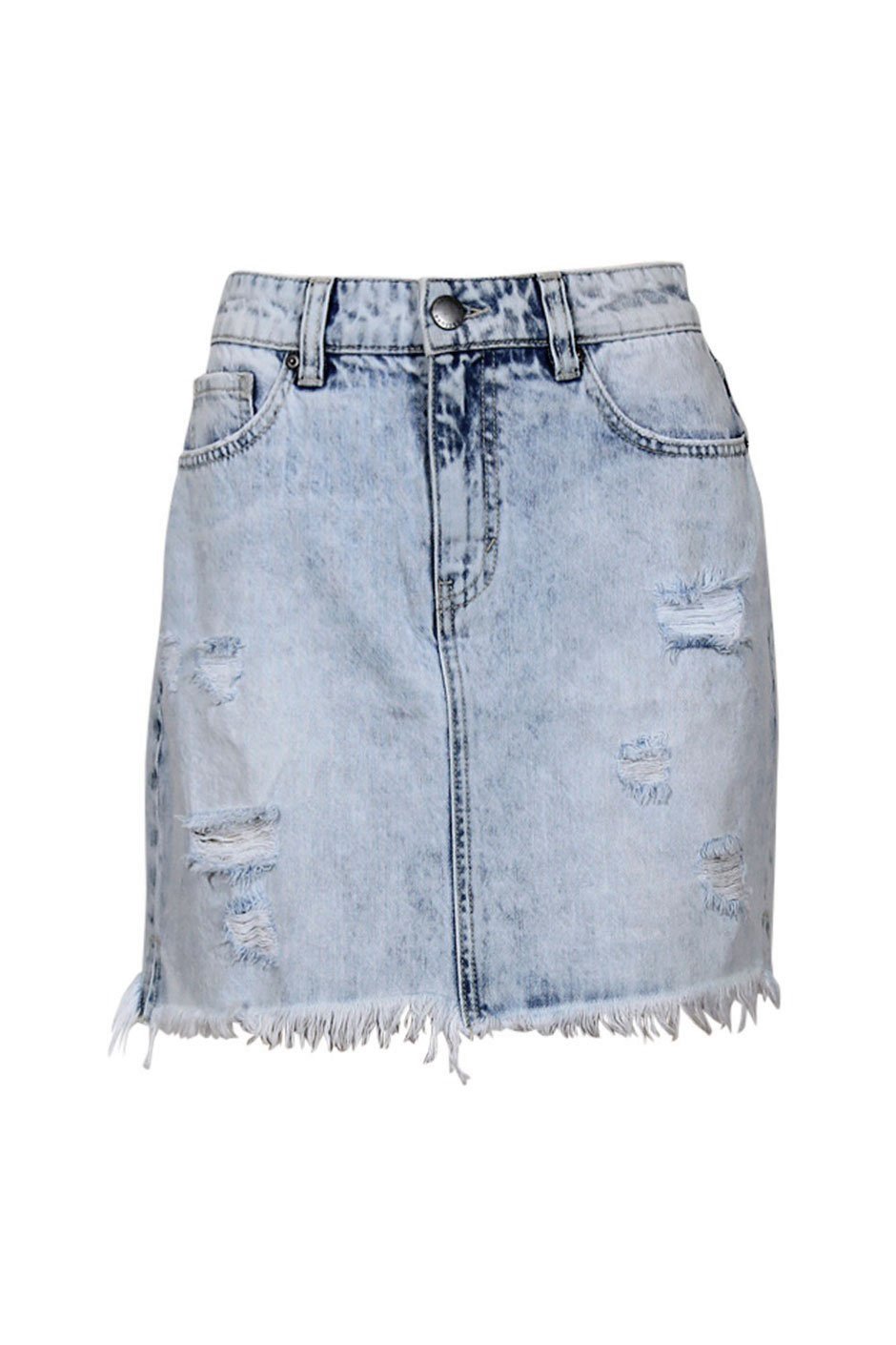 [TEST] Quinn Shredded Hem Mini