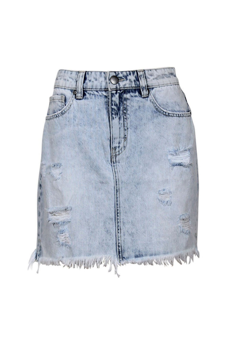 [TEST] Quinn Shredded Hem Mini