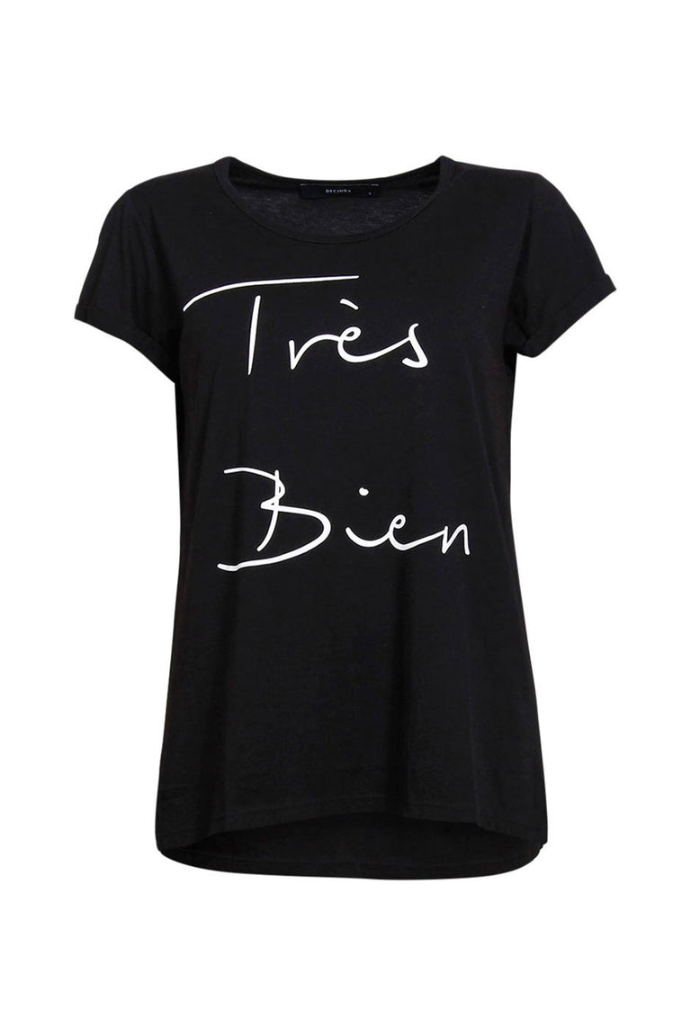 [TEST] O/E Tres Bien Print Tee