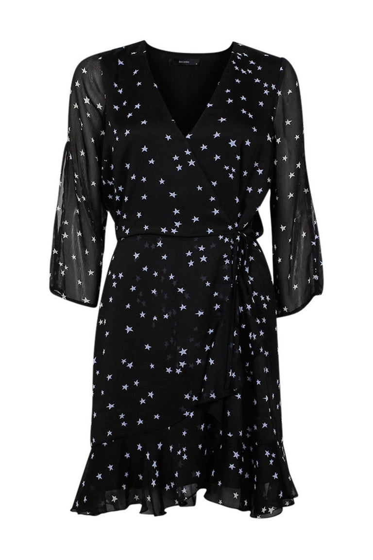 [TEST] Kate Star Print Wrap Dress