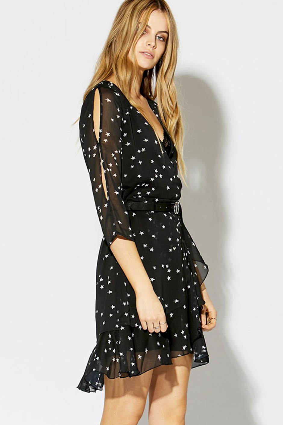 [TEST] Kate Star Print Wrap Dress