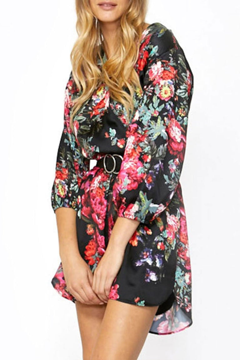 [TEST] O/E Daphne Wrap Satin Playsuit