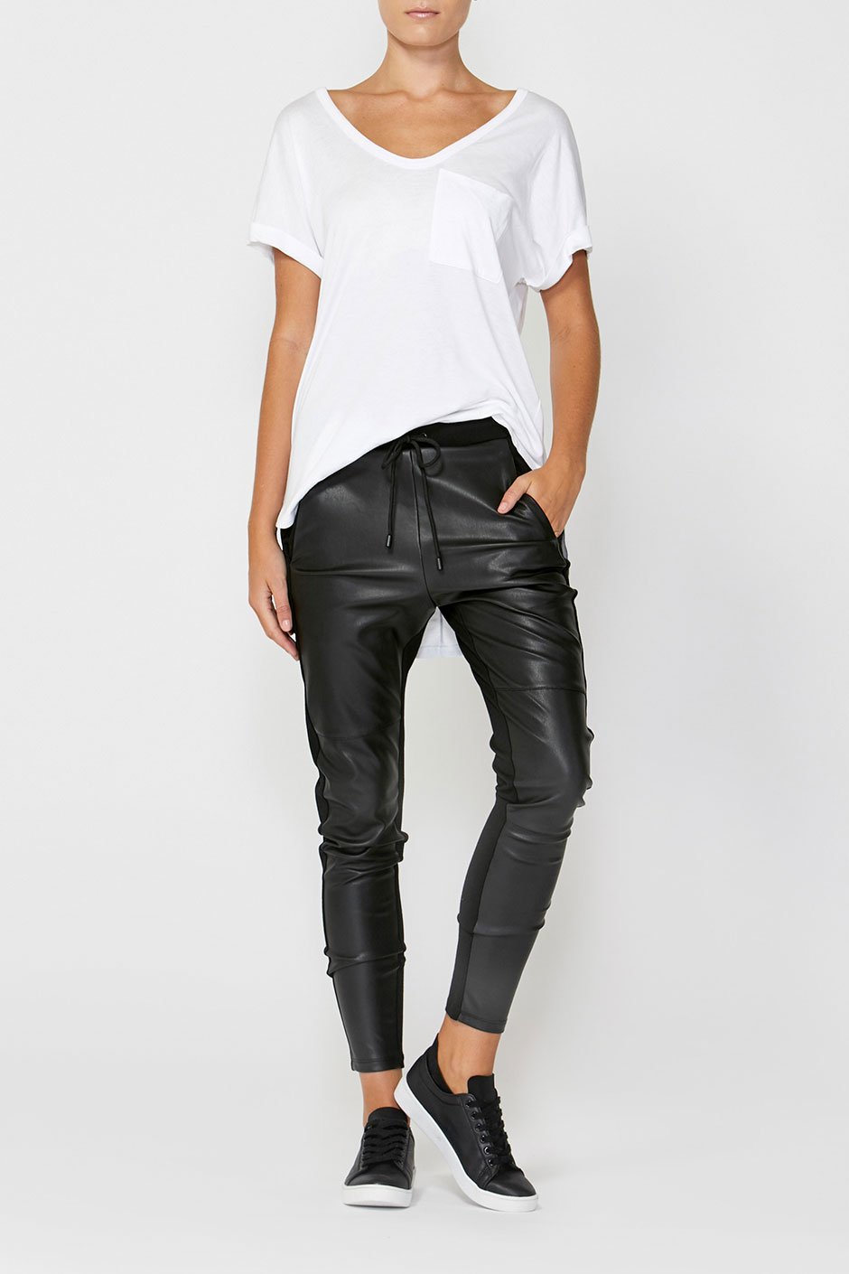 [TEST] Luxe PU Front Jogger