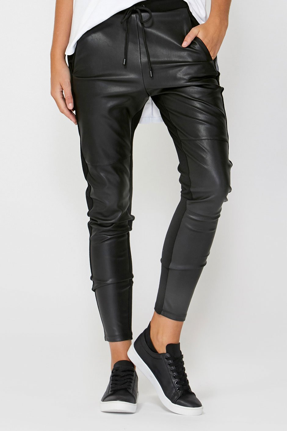 [TEST] Luxe PU Front Jogger