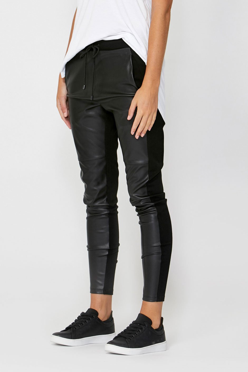 [TEST] Luxe PU Front Jogger