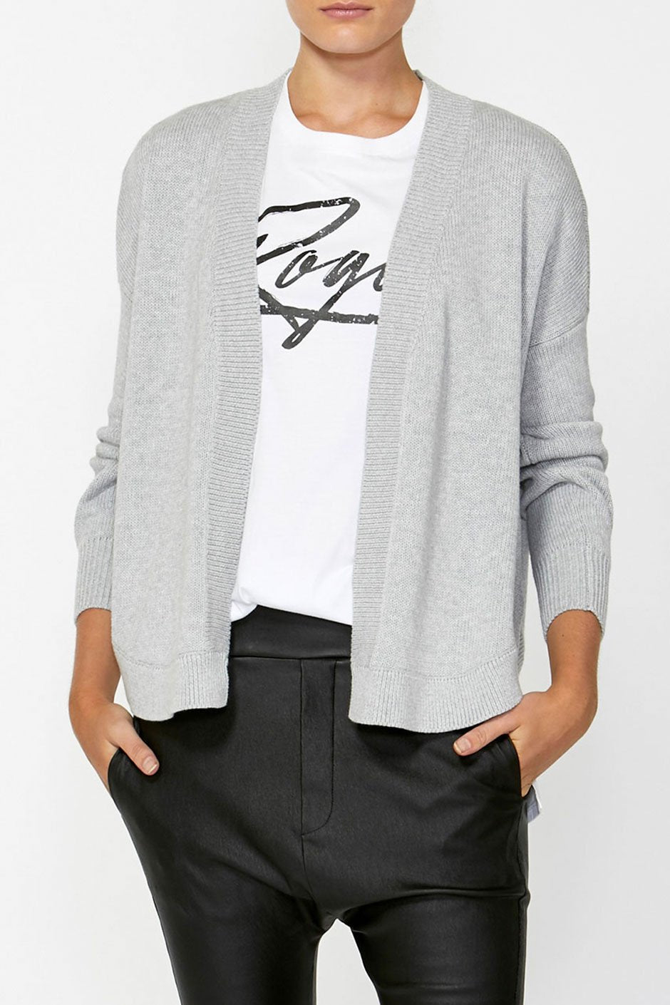 [TEST] Cici Curved Hem Cardigan