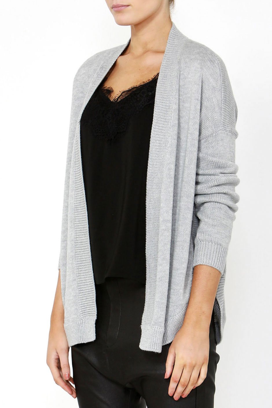 [TEST] Cici Curved Hem Cardigan