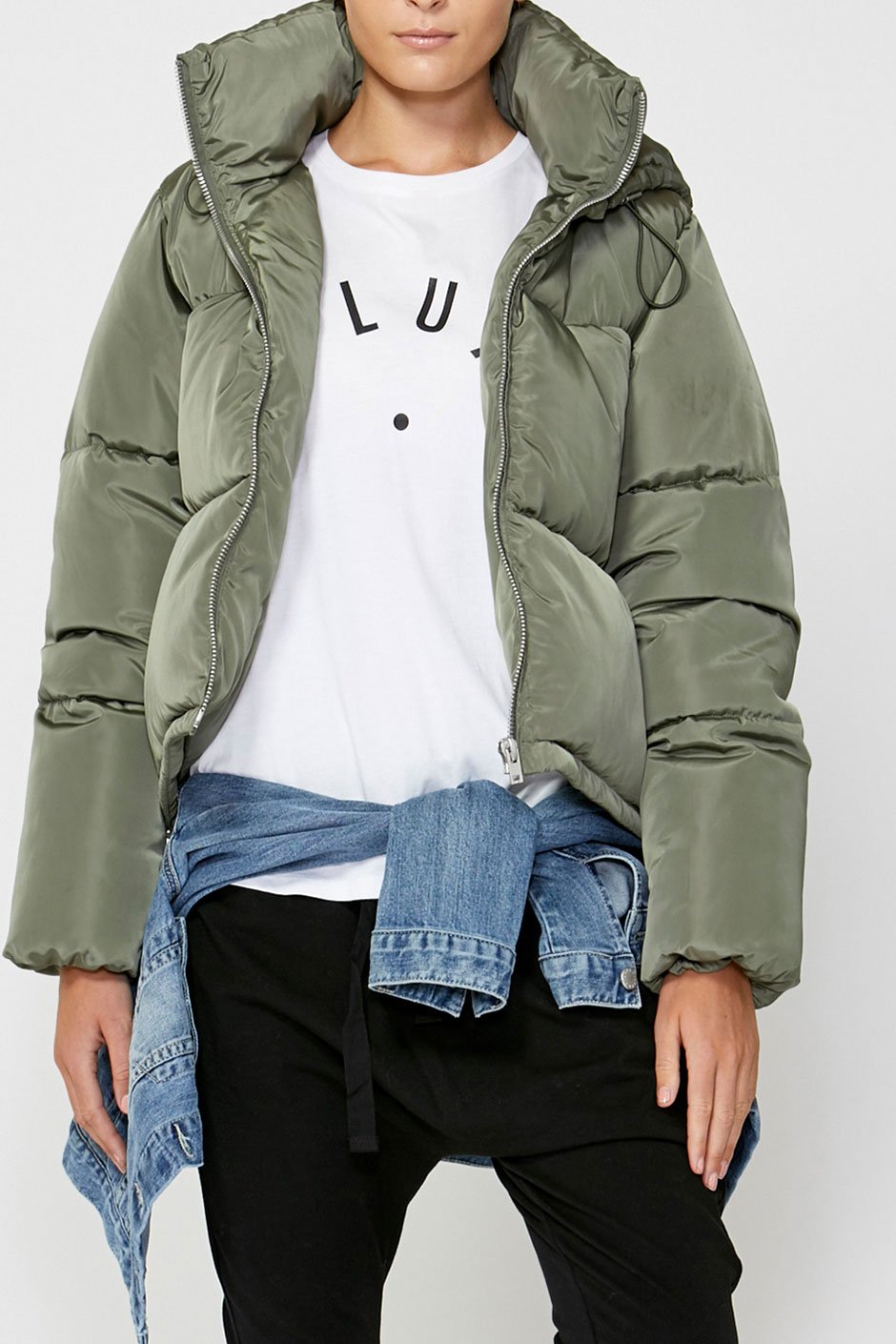 [TEST] Luxe Hooded Puffer Jacket