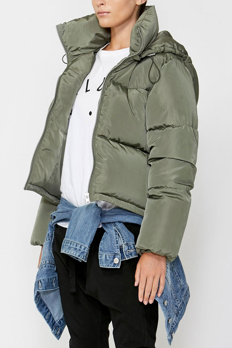 [TEST] Luxe Hooded Puffer Jacket