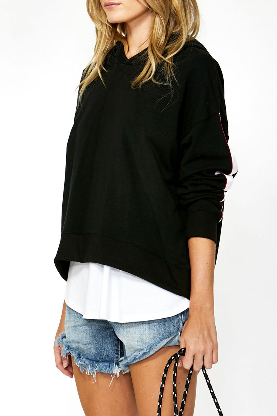 [TEST] Luxe Stripe Detail Sweat