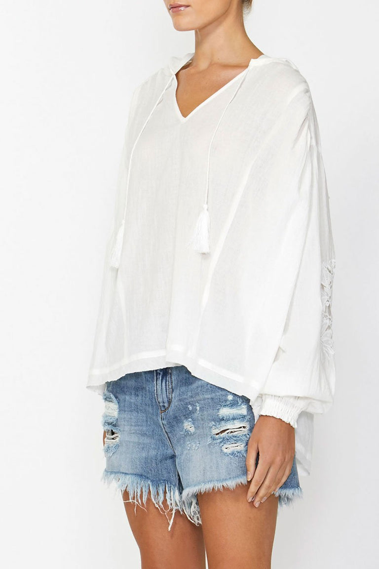 [TEST] Clarissa Hooded Applique Top