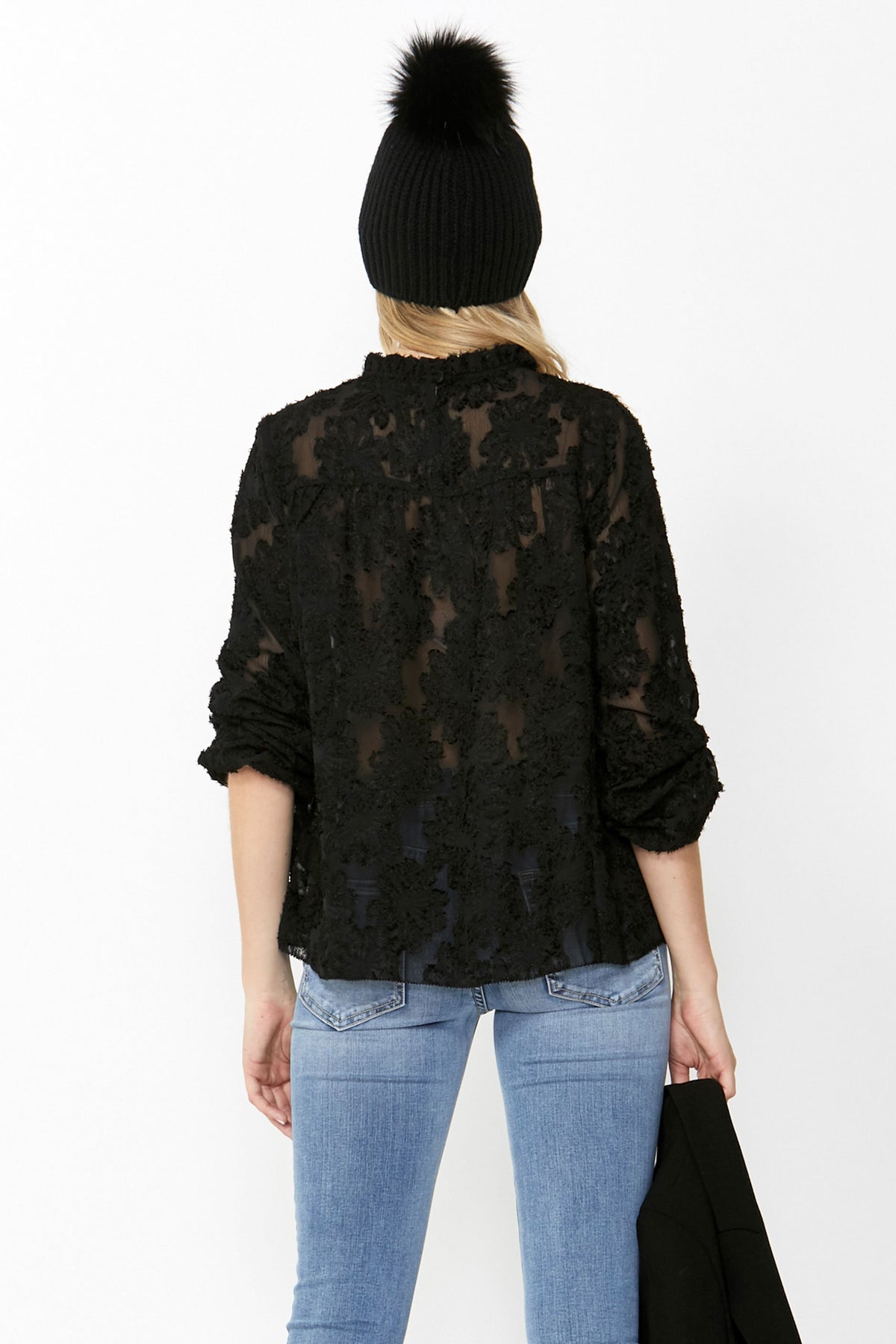 [TEST] Arabella Floral Burnout Blouse
