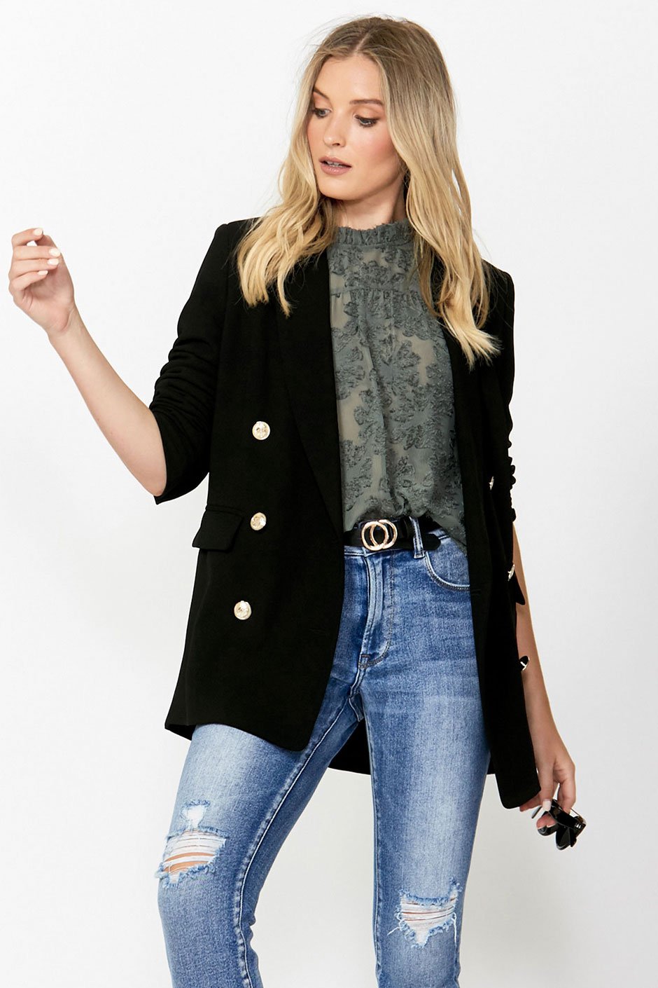 [TEST] Arabella Floral Burnout Blouse