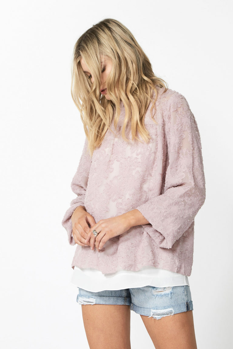 [TEST] Arabella Floral Burnout Blouse