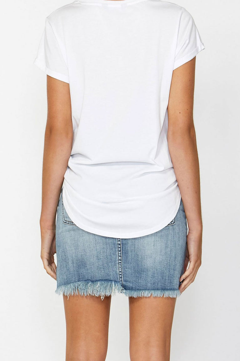 [TEST] Georgina Step Hem Mini Skirt