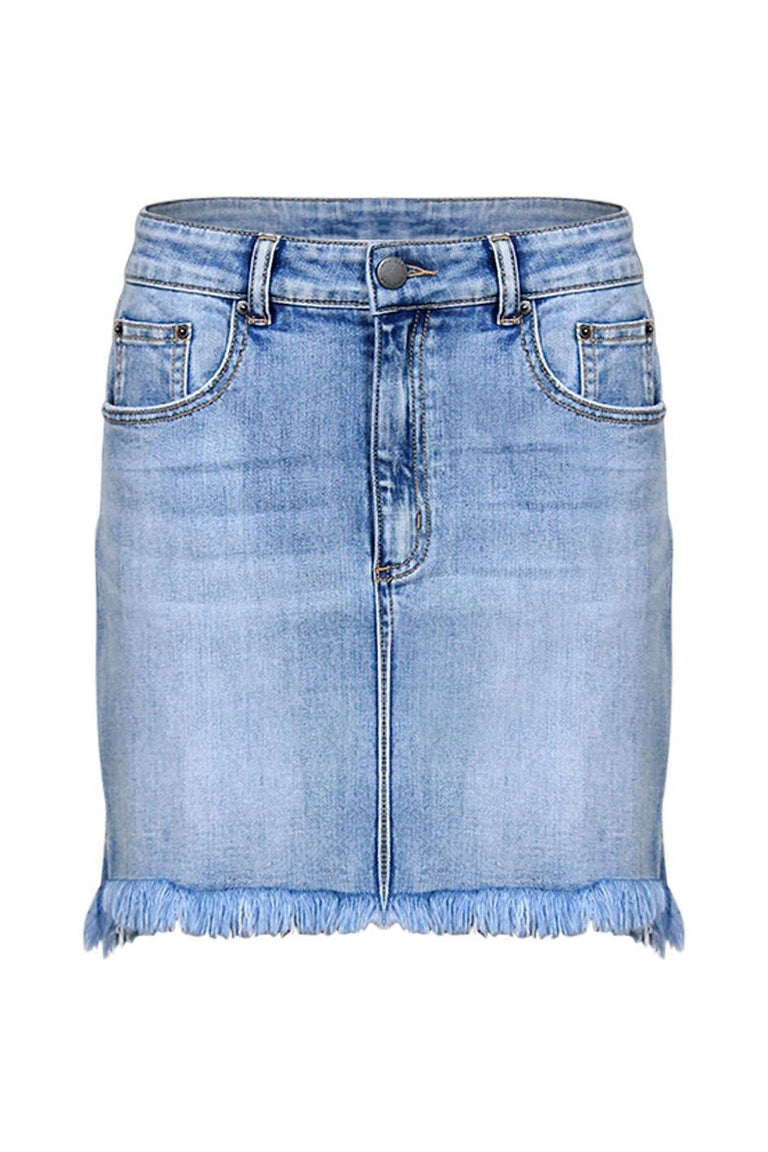 [TEST] Georgina Step Hem Mini Skirt