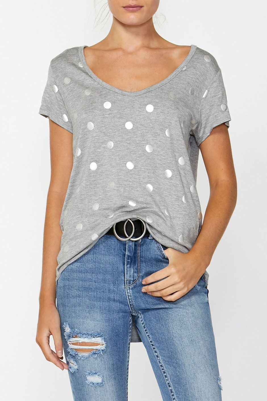 [TEST] Gabby Foil Spot Tee