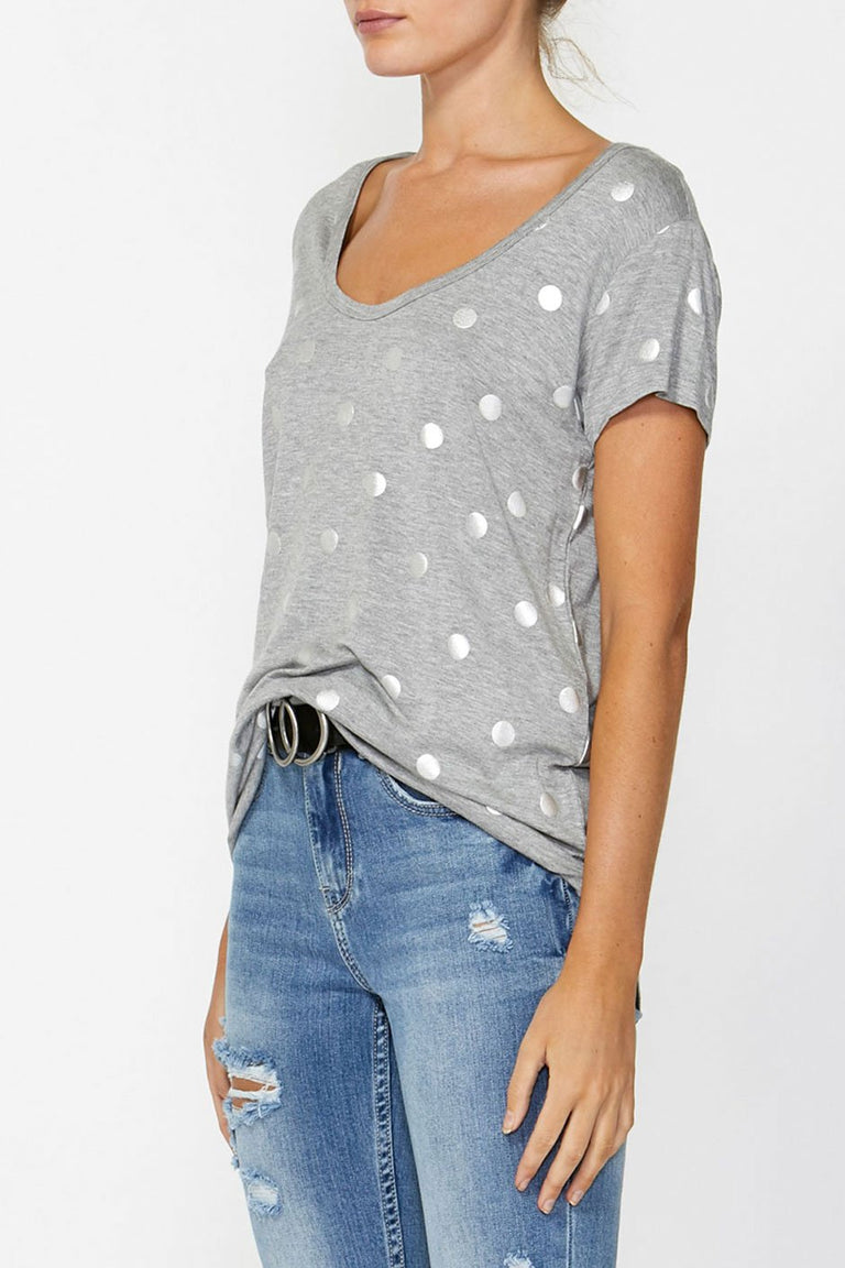 [TEST] Gabby Foil Spot Tee