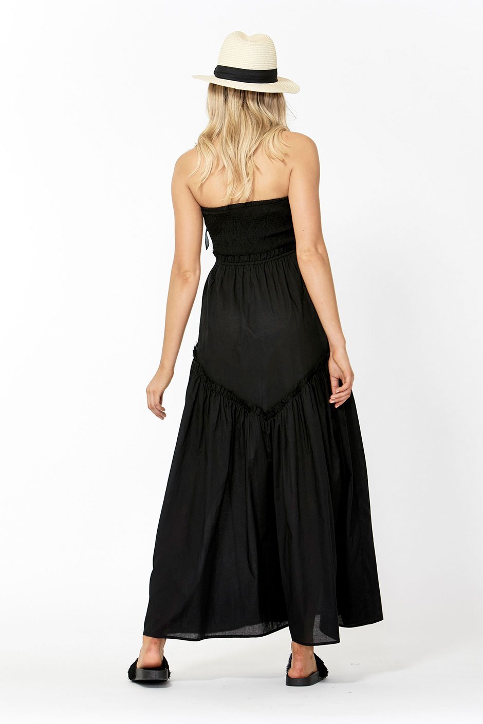 [TEST] Eva Shirred Bodice Maxi Dress