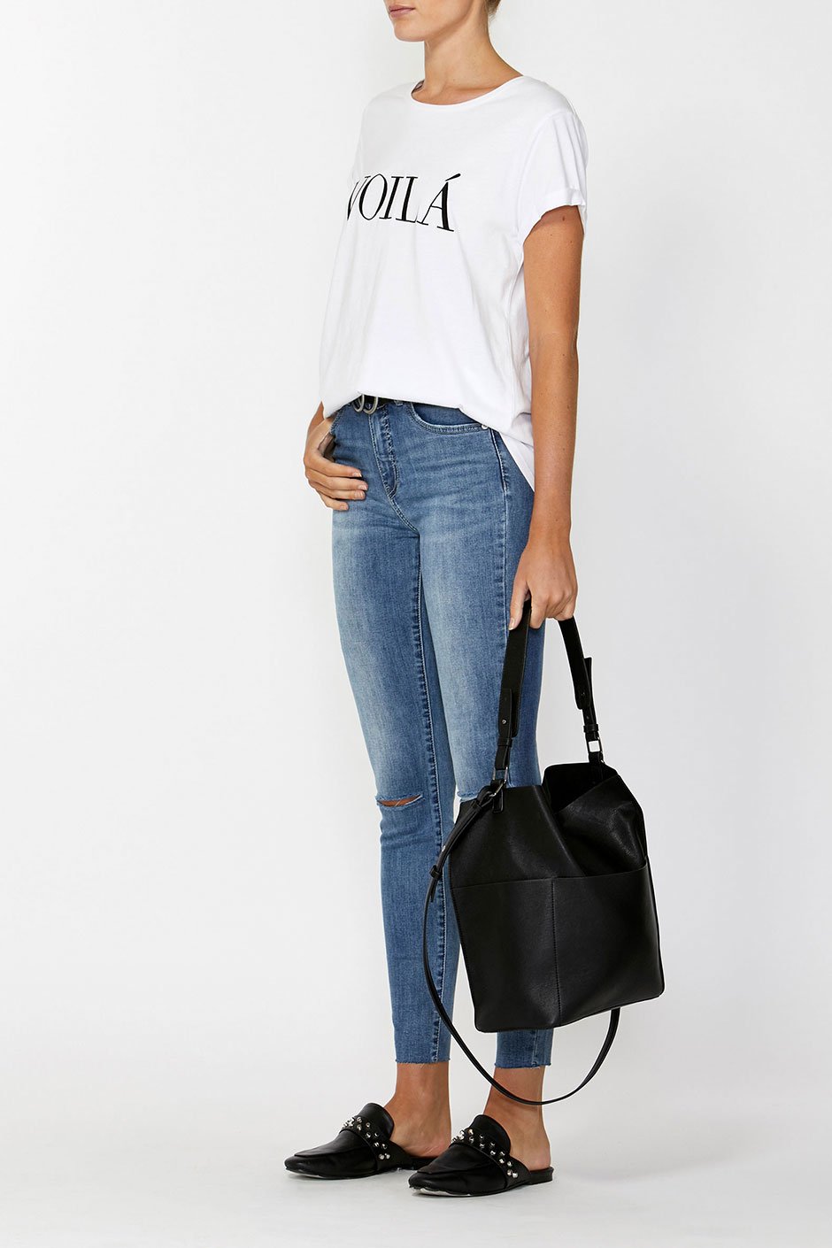 [TEST] Front Pocket Slouchy Tote Bag