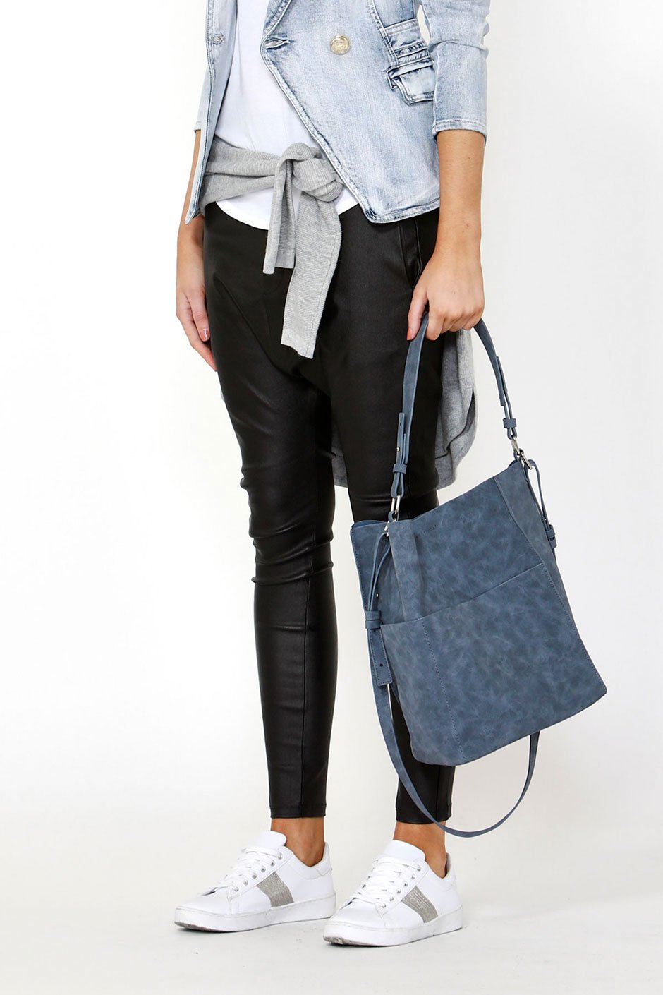 [TEST] Front Pocket Slouchy Tote Bag