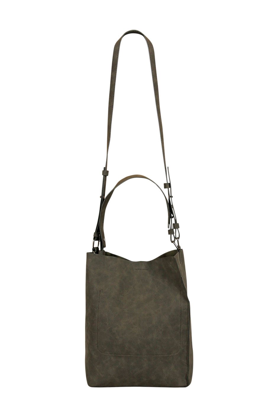 [TEST] Front Pocket Slouchy Tote Bag