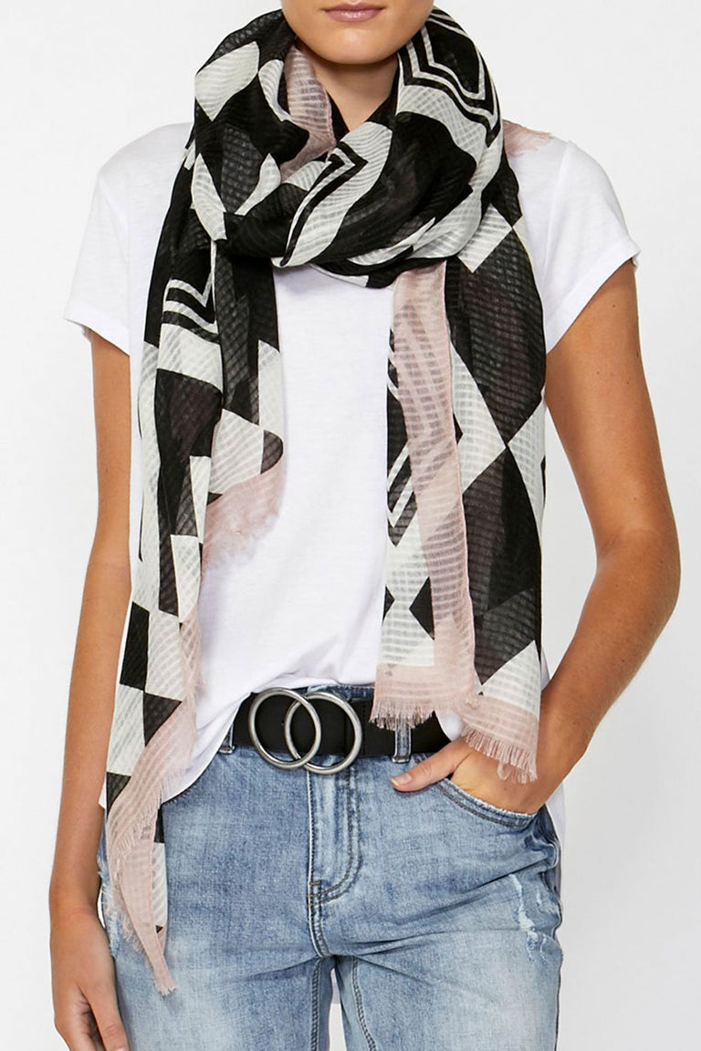 [TEST] Aztec Border Scarf