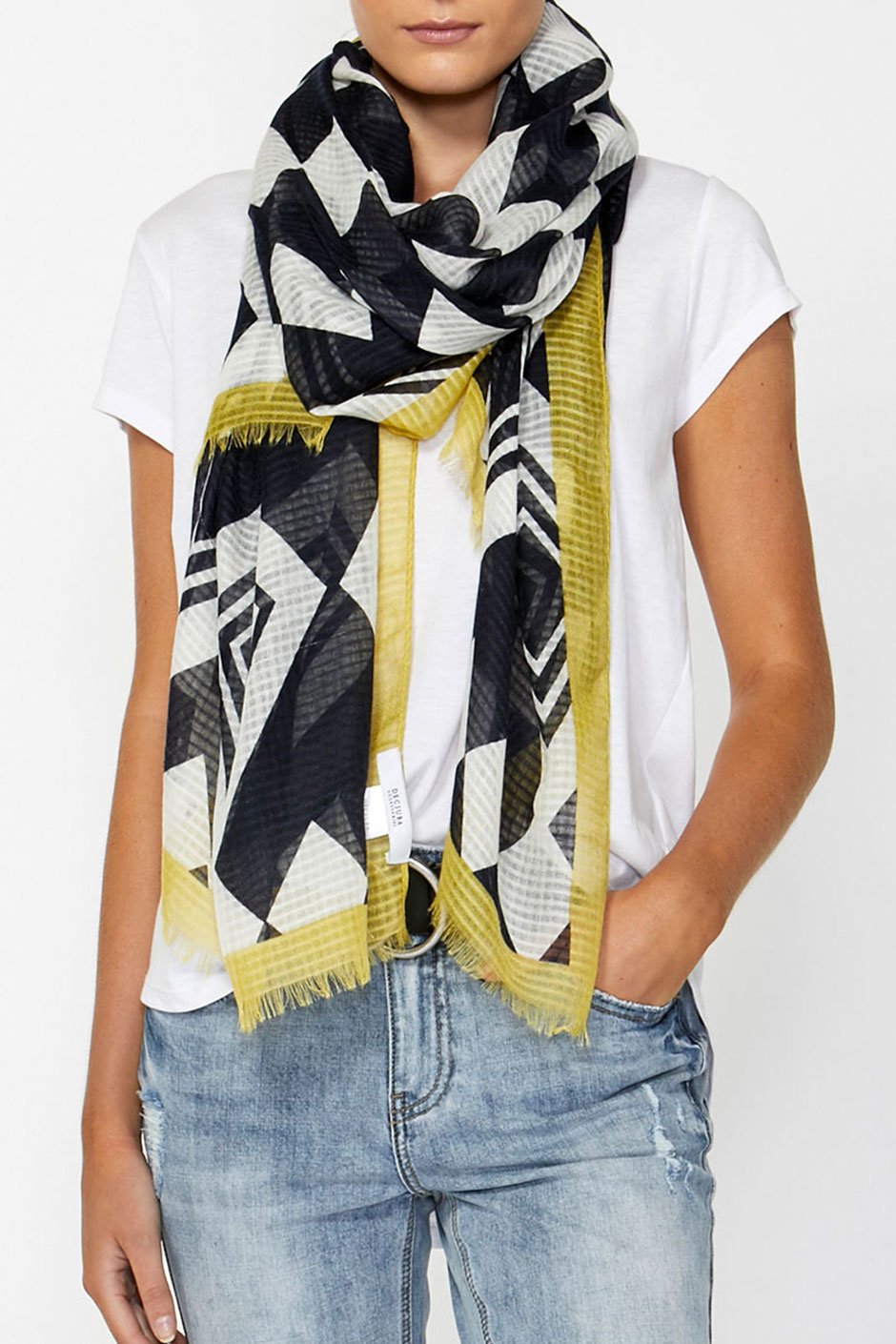 [TEST] Aztec Border Scarf