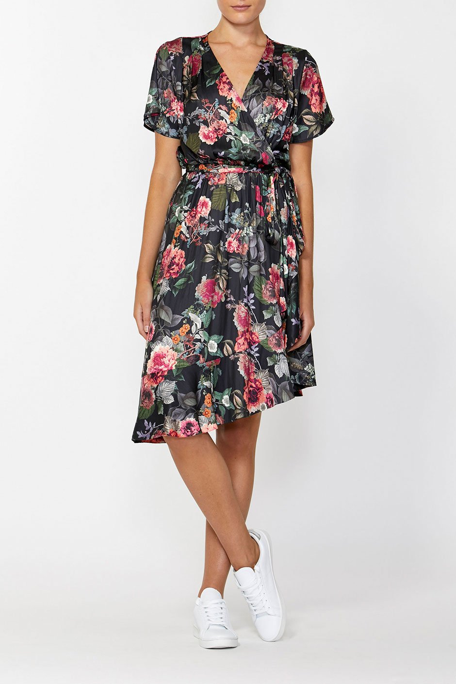[TEST] Tahlia Wrap Midi Dress