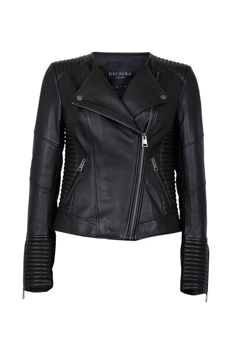 [TEST] Bianca Leather Biker Jacket