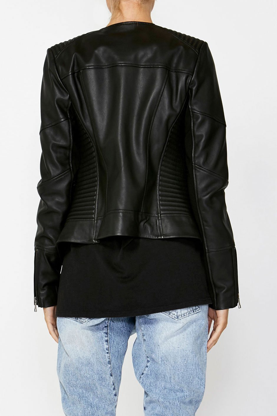 [TEST] Bianca Leather Biker Jacket