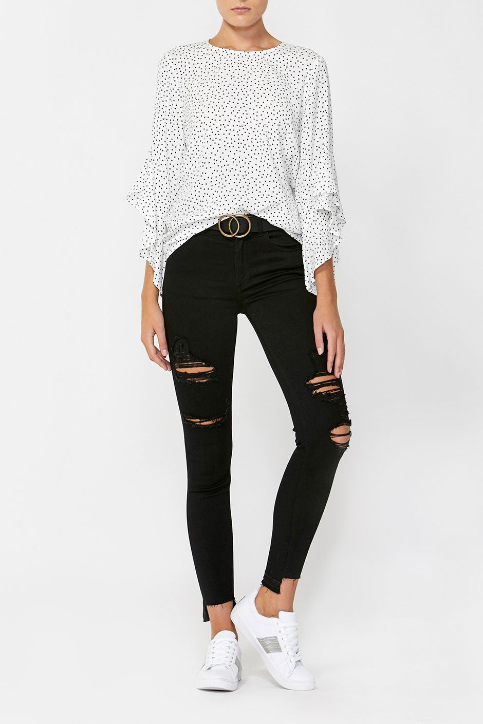 [TEST] Juliette Ruffle Sleeve Top