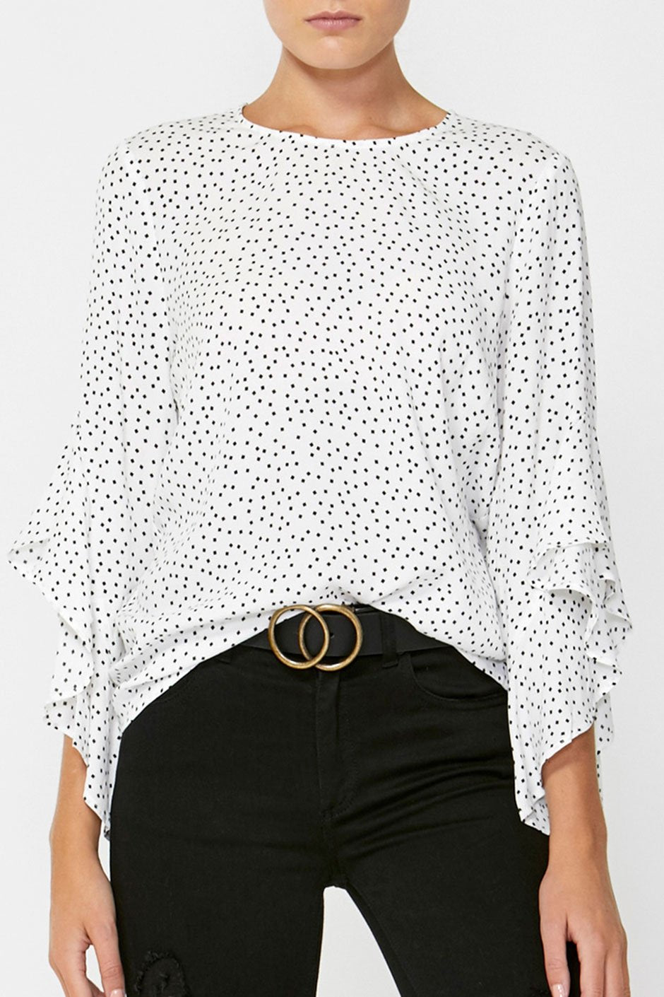 [TEST] Juliette Ruffle Sleeve Top