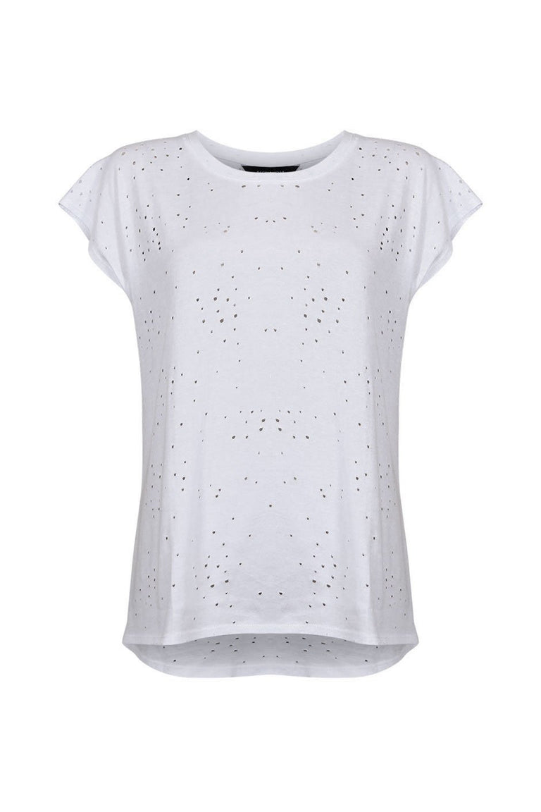 [TEST] Brooke Distressed Hole Tee