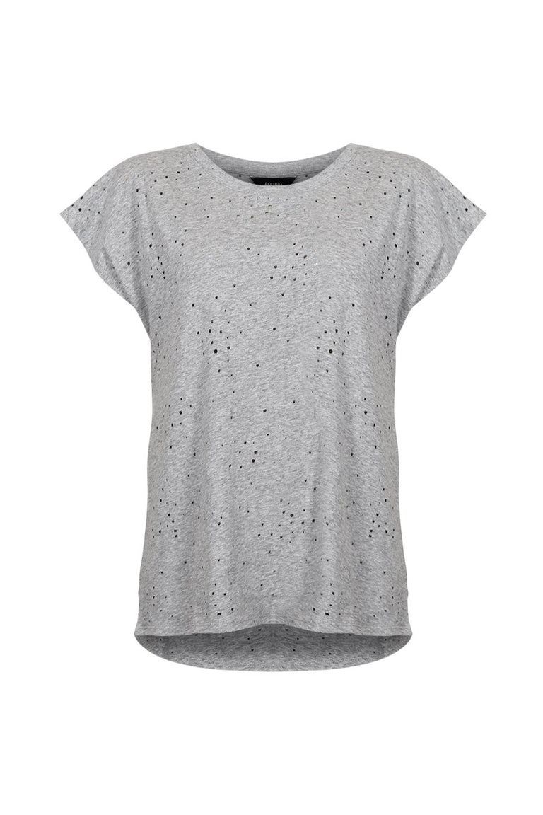 [TEST] Brooke Distressed Hole Tee