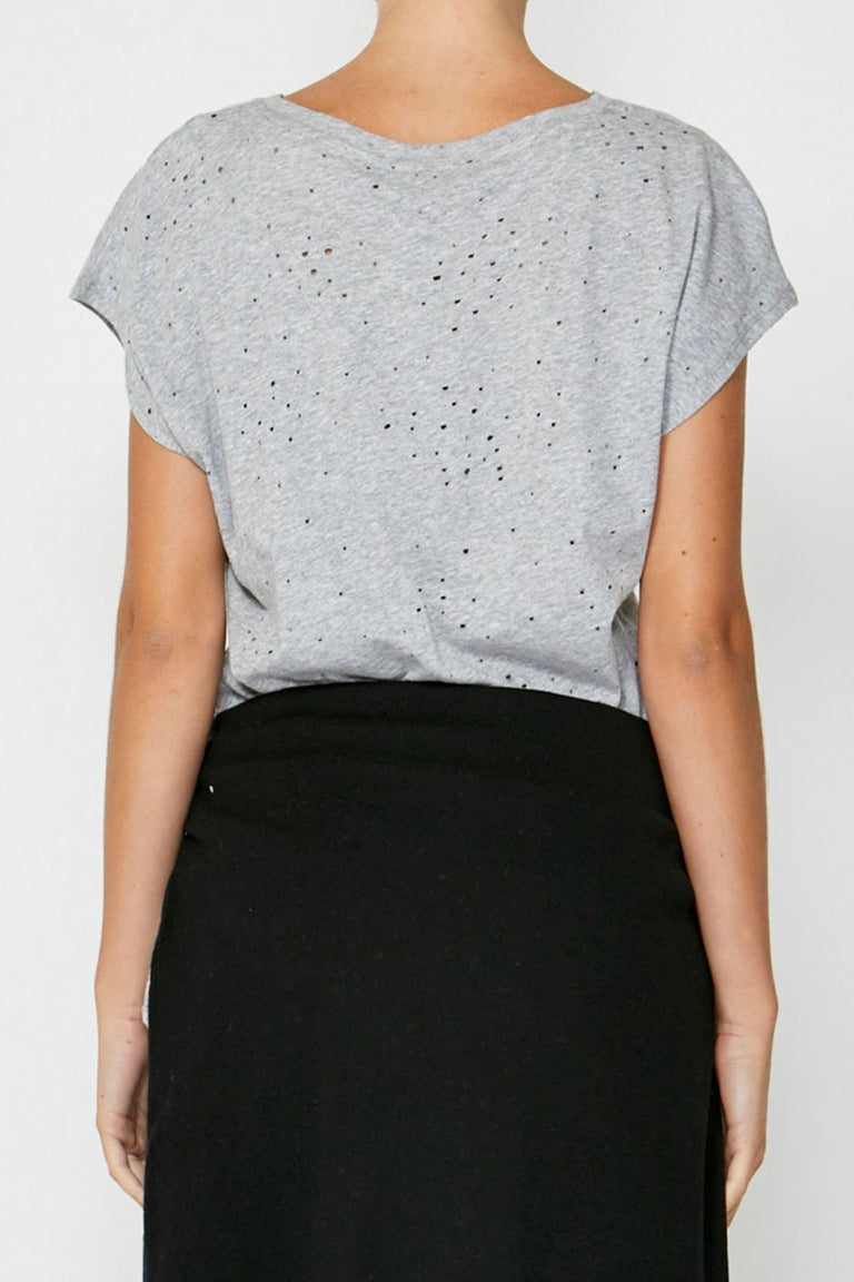 [TEST] Brooke Distressed Hole Tee