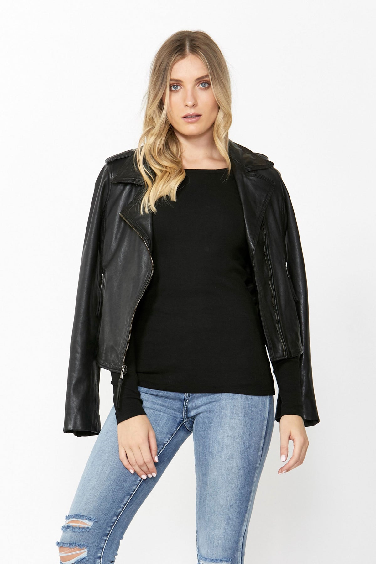 [TEST] Fitted Crew Long Sleeve Top