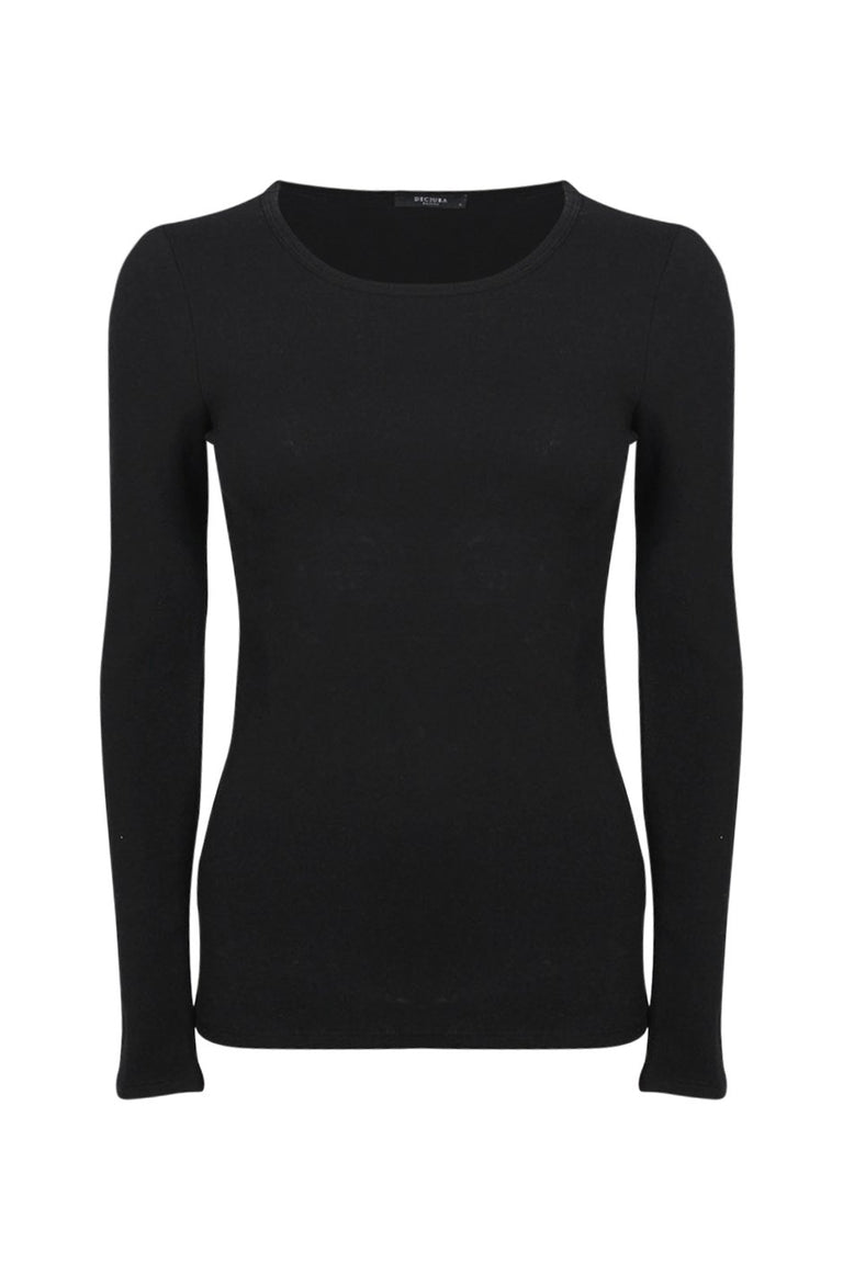 [TEST] Fitted Crew Long Sleeve Top