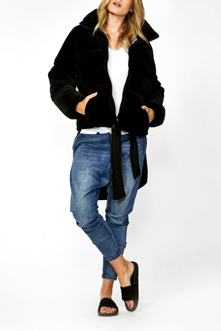 [TEST] Luxe Velour Puffer Jacket
