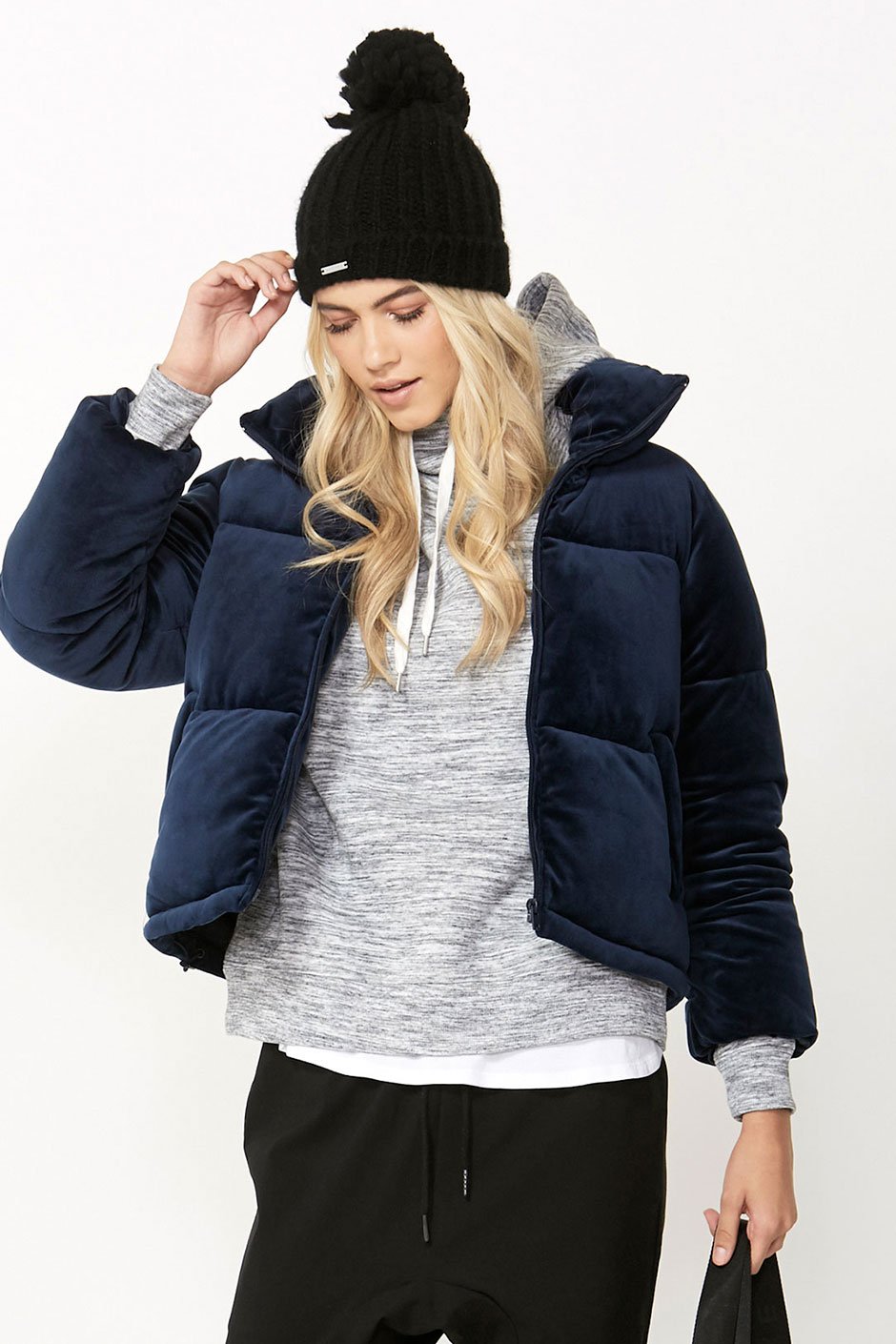 [TEST] Luxe Velour Puffer Jacket