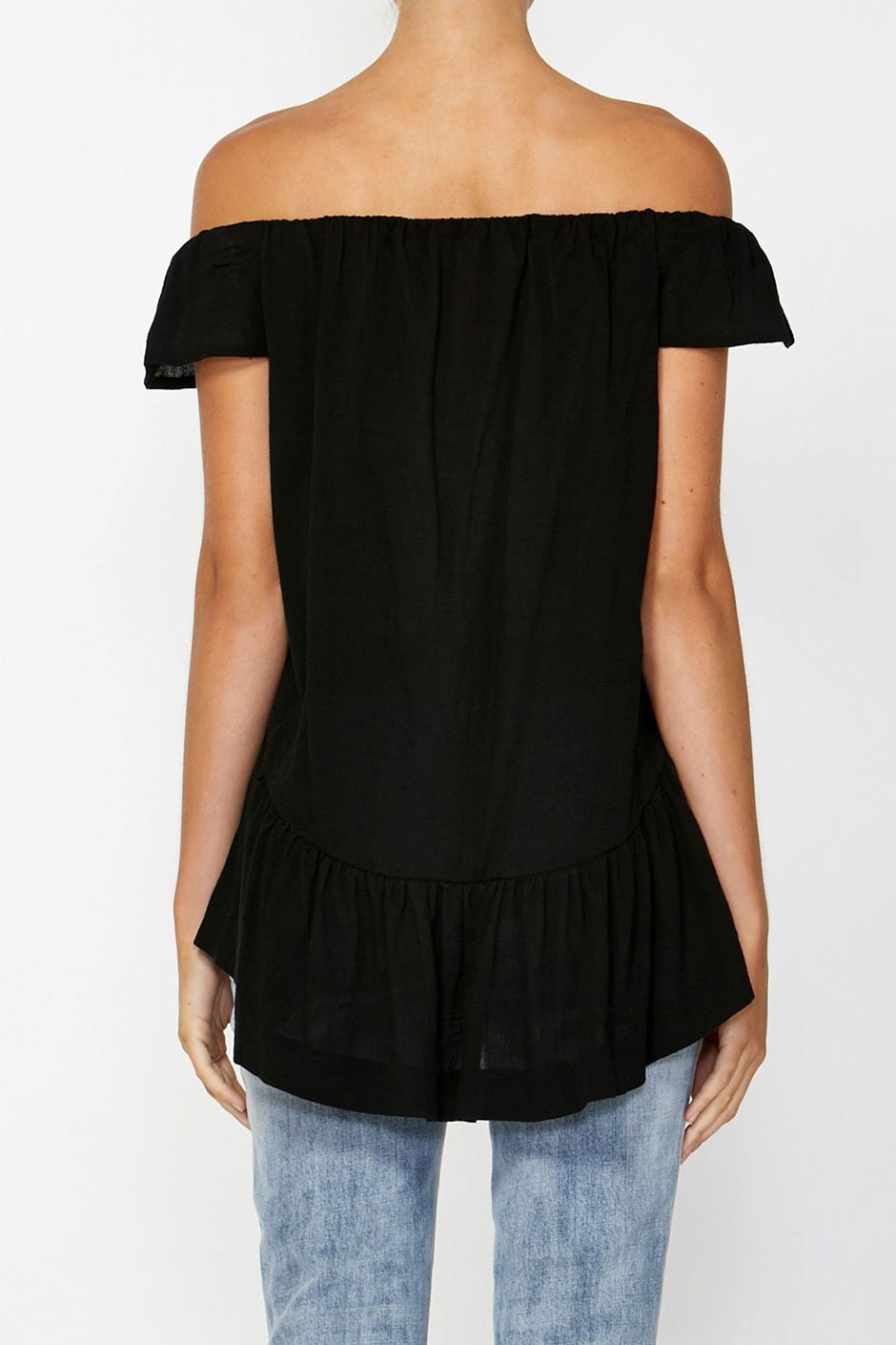 [TEST] Maisy Hi Low Off Shoulder Top