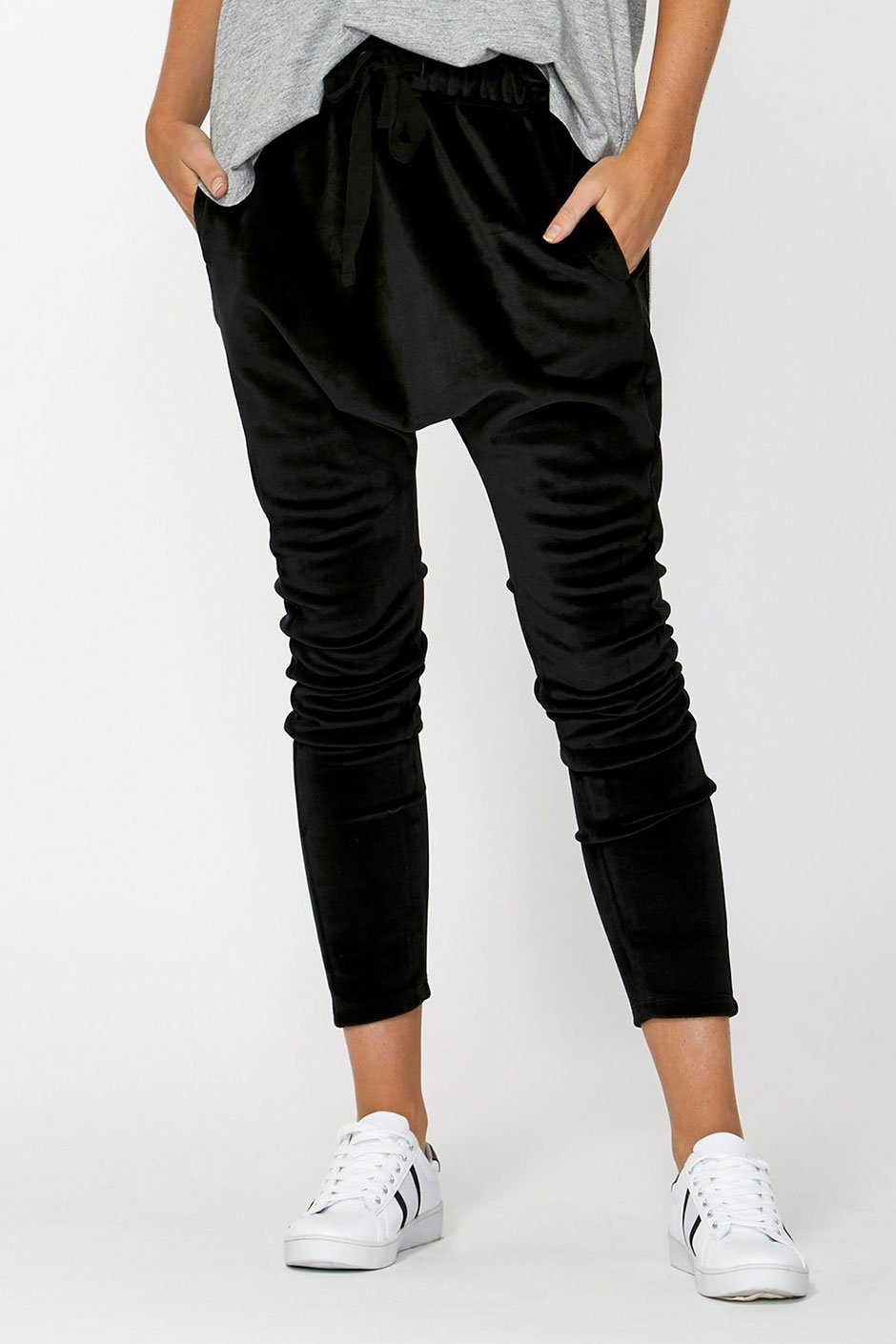 [TEST] Luxe Velour Drop Crotch Pant