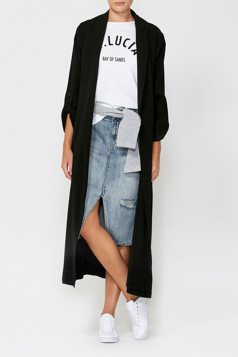 [TEST] Deb Satin Trench Coat