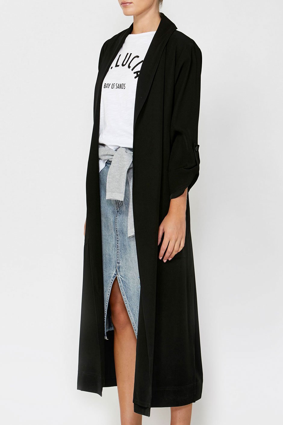 [TEST] Deb Satin Trench Coat