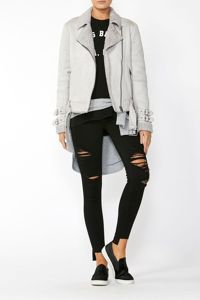 [TEST] Sara Faux Shearling Jacket