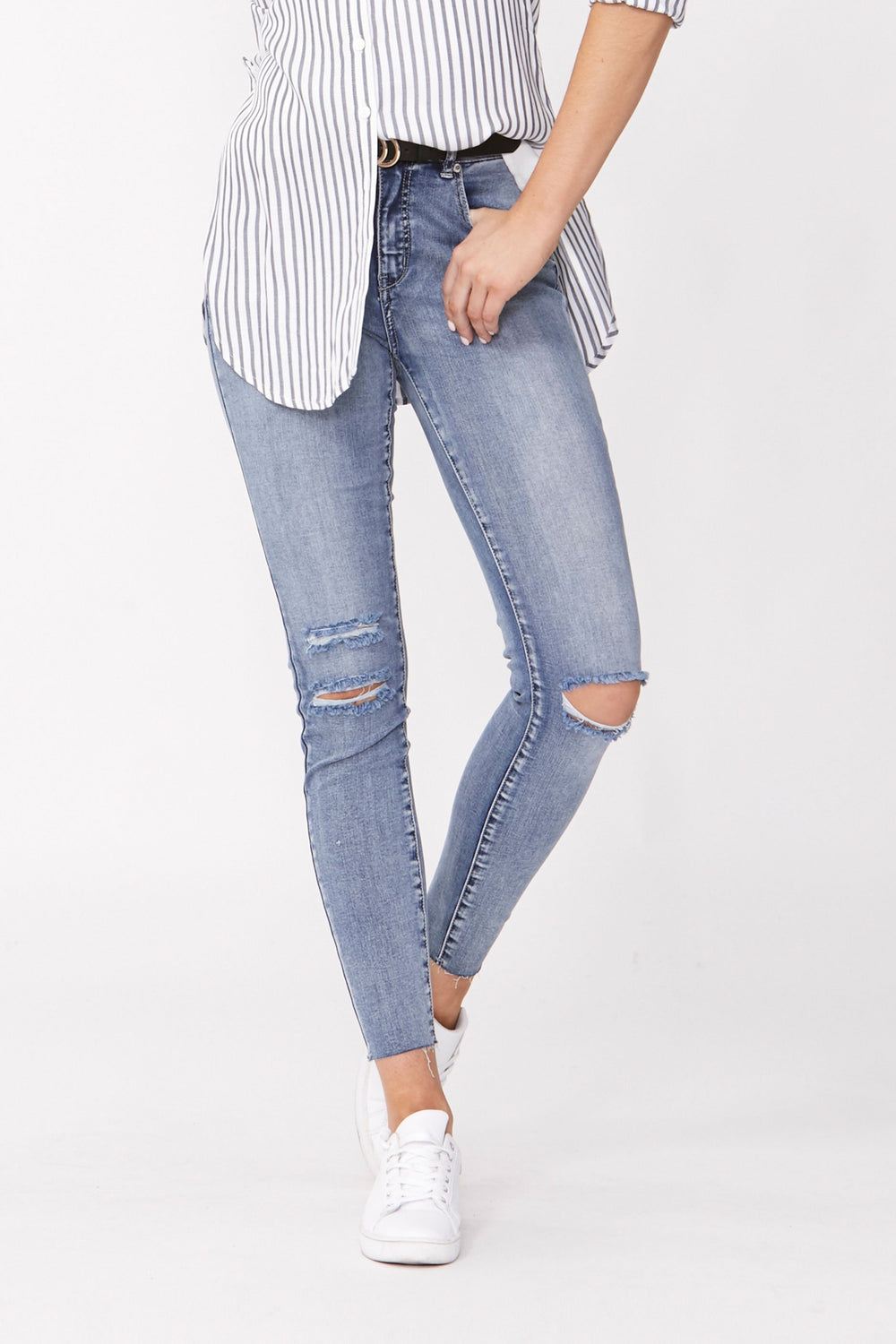 [TEST] Harper Rip Knee Skinny Jean
