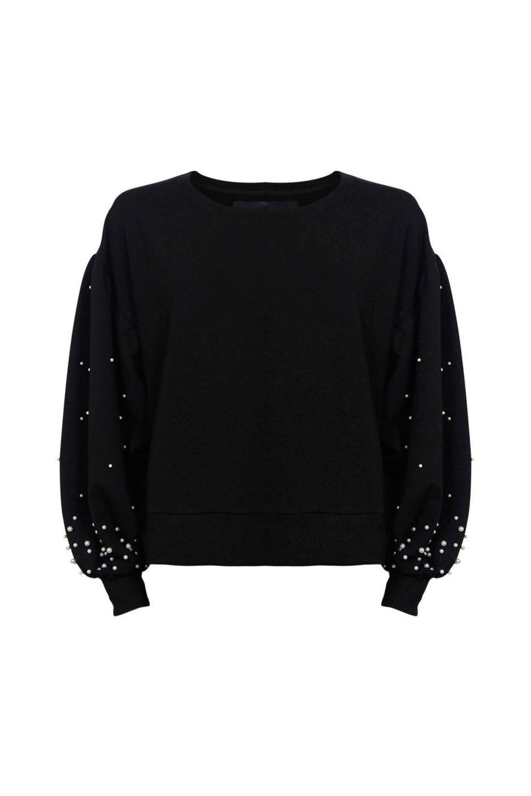 [TEST] Lisa Pearl Detail Sweat