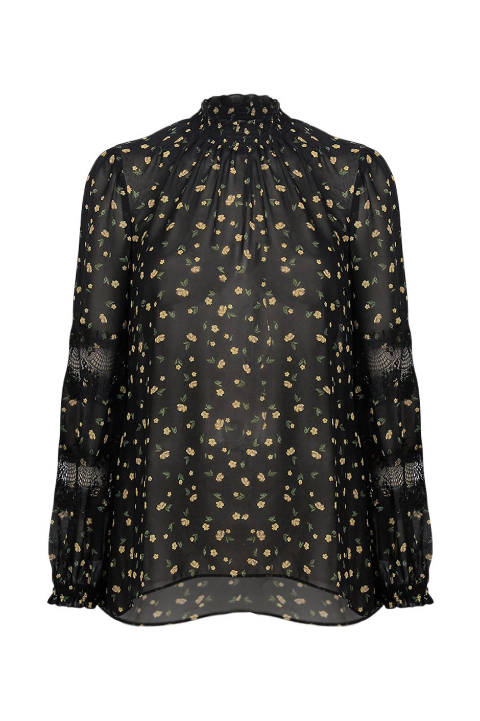 [TEST] Mina Lace High Neck Blouse